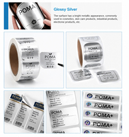 Étiquette de flacon personnalisée en usine, autocollant holographique Pep 3ml 10ml 30ml et boîte en papier