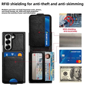 เคสใส่บัตรแม่เหล็กแบบถอดได้ รุ่นใหม่ ใช้ได้กับ Samsung ZFold6/5/4/3 ลดราคา 80% ป้องกันการตกกระแทก ทนทาน - Product Image 2
