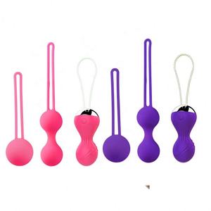 Juego de pelotas de ejercicio Kegel para niñas, fábrica de energía, venta al por mayor, bolas vaginales vibratorias con Control remoto de silicona para entrenamientos Kegel - Product Image 1