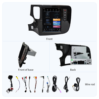 Pour Mitsubishi Outlander 9.7 "écran tactile vertical CarPlay Android Auto HD stéréo, caméra de recul, unité principale Plug & Play
