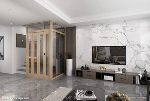 Ascensor de casa residencial para personas discapacitadas, Ascensor de piso de coche <span class=keywords><strong>manual</strong></span> para el hogar, Ascensor de casa - Product Image 2