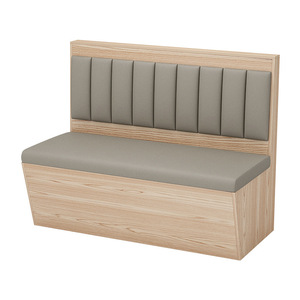 Set Moderno di Tavolo e Sedie in Legno per Ristoranti - Montaggio a Parete per Caffetterie, Pizzerie, Negozi di Hot Pot, Dessert e Bubble Tea - Product Image 5