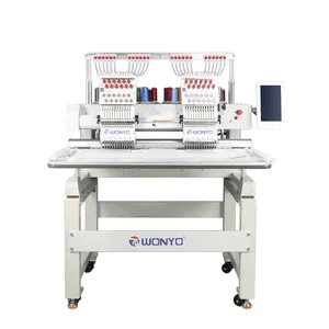 High-accuracy Computerized Cap Embroidery Machine Programmable Embroiderymachine Computerize 2 Head Cap Embroidery Machine 16
