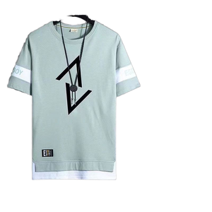 เสื้อยืดแขนสั้นผู้ชายไซส์ใหญ่สำหรับวัยรุ่น ผ้าถัก ระบายอากาศดี ใส่สบาย เหมาะกับฤดูร้อน ขายส่ง คุณภาพสูง แห้งเร็ว - Product Image 1