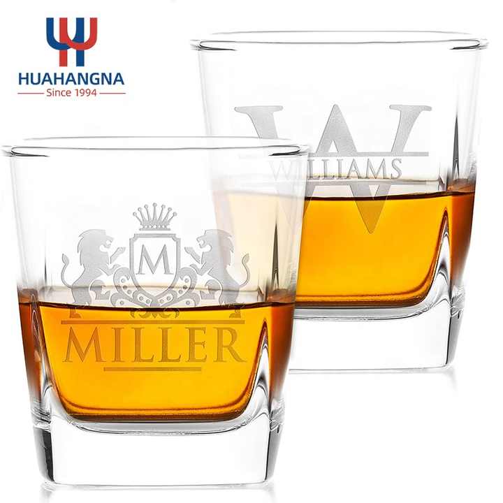 Dad's Sippy Cup Whiskey Glass Set - 12oz Old Fashioned Glass With Wooden Box, Coasters & Gift Card, Funny Gift For Dads - View #7