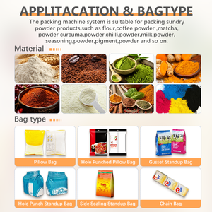 Automatic Back <b>Seal</b> <b>Bag</b> Multifunctional Packing Machine 500g 1000g Pouch Washing Powder Vertical Packing Machine - Product Image 2