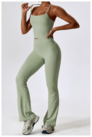 Grande Promotion Ensemble de Sport Femme: Soutien-Gorge de Yoga, Legging Taille Haute et Vêtements de Sport de Fitness