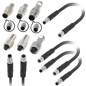 ขั้วต่อ M5 <span class=keywords><strong>2</strong></span> <span class=keywords><strong>3</strong></span> 4พินสายเคเบิ้ลแบบวงกลมป้องกันการขึ้นรูปตัวผู้ตัวเมียปลั๊กอุตสาหกรรมแผงซ็อกเก็ตกันน้ำขั้วต่อ - Product Image 1