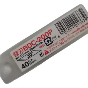 Lame de gravure à 30 degrés Nt Cutter Bdc-200p, 40 pièces, lame de couteau utilitaire industrielle pour la découpe de circuits imprimés - Product Image 1