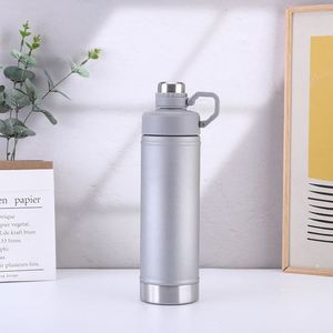 Thermos pliable avec poignée, 750 ml, en acier inoxydable, tasse de voyage isolée, maintien de la température chaud/froid pendant 12 à 24 heures - Product Image 6