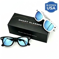 Lunettes Intelligentes SANVNET GS4 MAX en Stock aux États-Unis, Double Lentille avec Caméra 8MP, Vidéo 1080p, Traduction IA GPT, Enregistrement Intelligent
