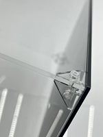 Vitrine personnalisée éclairée par LED en acrylique de qualité supérieure-Boîte transparente avec éclairage intégré pour objets de collection
