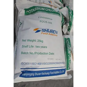 Cina Kemurnian Tinggi Min 99.5% 7447-40-7 Kalium Klorida/ KCl Food Grade Potassium Chloride