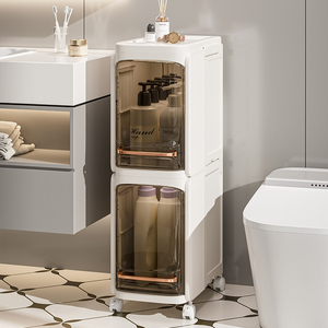 Hiện đại Multilayer nhựa có thể gập lại kẽ hở lưu trữ ngăn kéo tủ hẹp hộp lưu trữ Khoảng cách không gian cho nhà bếp phòng tắm bán buôn - Product Image 6