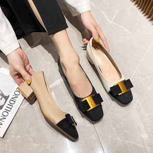 Nuove <span class=keywords><strong>Scarpe</strong></span> da Donna Primavera-Autunno 2025 in Stile Francese, Tacchi Alti in Morbida Pelle, <span class=keywords><strong>Eleganti</strong></span> Décolleté con Tacco Sottile per Lavoro e Ufficio - Product Image 1