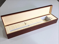 Boîte extérieure en bois de luxe, peinture pulvérisée, insert en mousse personnalisé, boîte en carton gris, emballage de grande taille, boîte cadeau pour clubs de golf
