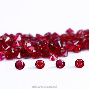 Gemas sueltas de la mina de Birmania de origen, corte de diamante redondo de calidad superior <span class=keywords><strong>A</strong></span> +, rubí Natural de sangre de Paloma de 2,6-2,9mm para Joyerí<span class=keywords><strong>a</strong></span> Fina - Product Image 2