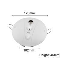 2025 chine nouveau ABS 60min 90min 120min 180min intégré intégré monté rond Led lumière de secours encastré pour passerelle de salle de bain