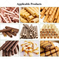 Mesin Pembuat Egg Roll Renyah Ciger China Harga Industri Otomatis Penggorengan Pembuat Stick Wafer Lengkap Lini Produksi Stick Wafer