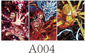 500 แบบ ดีไซน์ภาพสามมิติ ขนาด 40*30 ซม. ภาพเคลื่อนไหวแบบเลนติกูลาร์ อนิเมะ ดาบพิฆาตอสูร โปสเตอร์ภาพยนตร์พลาสติกเลนติกูลาร์ ของตกแต่งผนัง บรรจุในถุง OPP - Product Image 6