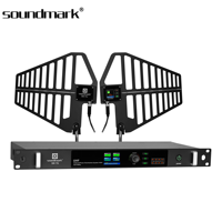 Amplificateur de signal d'antenne 8 canaux Soundmark SM-7G AC 110-240V Connecteur XLR Prise BNC (50) UHF 470-960MHz Augmente la portée de 100m