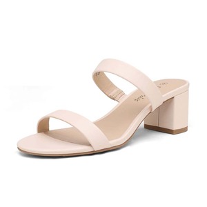 Décolleté <span class=keywords><strong>con</strong></span> <span class=keywords><strong>tacco</strong></span> grosso a due cinturini Open Toe Low Block per <span class=keywords><strong>donna</strong></span> - Product Image 2
