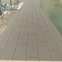 Panneau de bardage en mousse PU de 16 mm, décoratif et ignifuge, pour façade extérieure moderne, idéal pour salle de bain et salon