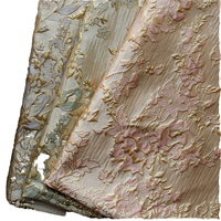 Tissu jacquard chenille multicolore, respirant et durable, pour abaya des Émirats arabes unis, robe du Qatar et hijab