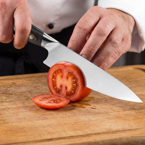 Wholesale 8‑Piece Kitchen Cutlery <b>Set</b> Stainless Steel kitchen <b>knives</b> with Wooden Block Triple Rivet Wood Grain Handle - Product Image 4