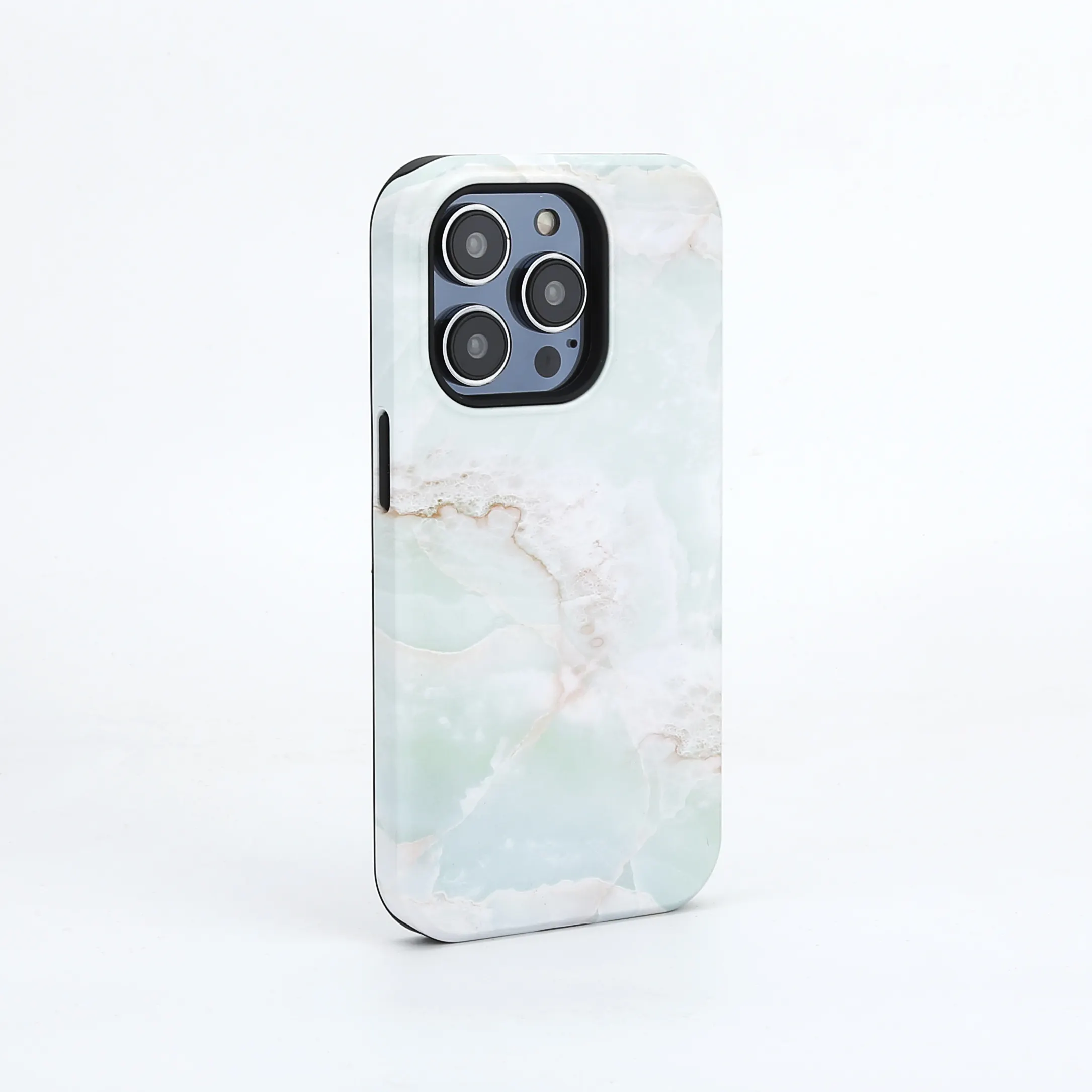 DIY Menyesuaikan 3D Sublimasi Kosong Kasus Telepon untuk iPhone Vakum Panas Tekan Marmer Kasus Telepon untuk iPhone 14 Pro Max