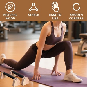 Barras de Ejercicio CHENGMO SPORTS de 20-50 cm, Soporte para Flexiones, Barras Paralelas de Madera Maciza para Ejercicios de Brazos y Músculos - Product Image 3