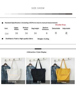 Promotion Custom Logo Canvas <b>Medium</b> Crossbody Student Tote Bag Solid Color <b>Handbag</b> for Women Gift Bag Jinhua Made - Product Image 2
