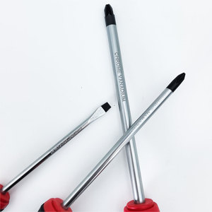 Jeu de tournevis Cr-V de haute qualité, 4 pièces, PH1 PH2 SL5mm SL6mm, 100mm, tournevis manuel avec embouts magnétiques, utilisation domestique pratique - Product Image 5