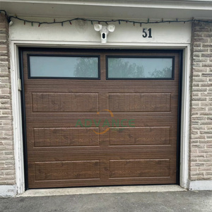 <span class=keywords><strong>Porte</strong></span> de <span class=keywords><strong>garage</strong></span> <span class=keywords><strong>sectionnelle</strong></span> haut de gamme de luxe en acier galvanisé avec <span class=keywords><strong>serrure</strong></span> dissimulée anti-effraction - Product Image 5