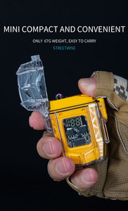 Allume-cigare électrique à arc rechargeable avec écran d'affichage de la fumée de cigarette pour explorateur en plein air - Product Image 2