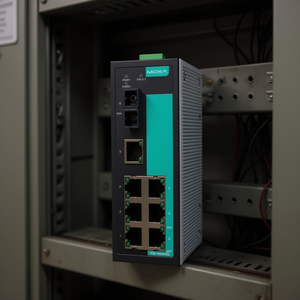 Moxa EDS-308-M-SC Switch Ethernet Industrial No Administrado para Riel DIN, 8 Puertos, 24V, IEEE 802.3 - Product Image 3