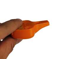 Mini sifflet jouet en plastique, design compact, portable, pour jeux d'enfants en extérieur, cadeaux pour distributeurs automatiques, cadeaux promotionnels, divertissement quotidien, personnalisable