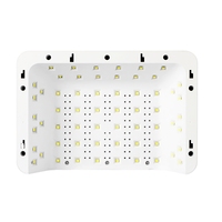 Lampe à ongles à LED UV 2 en 1 personnalisée avec accoudoir Confortable coussin à main en cuir PU Lampe à ongles Light Pro Cure Polish Gel Nail UV Lamp