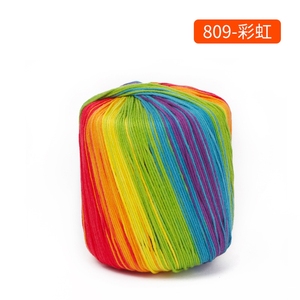 Fil à tricoter en <span class=keywords><strong>coton</strong></span> 100% n°3, dentelle perlée, laine, pour tricoter à la main des vêtements et des poupées, 40g/<span class=keywords><strong>pelote</strong></span> - Product Image 5