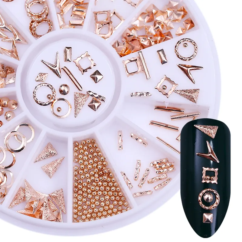 3D tırnak Sticker DIY sanat dekorasyon düğün parmak takı çok boyutlu cam kristal Rhinestone taş dekorasyon Flatback Nail Art