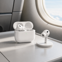 Écouteurs TWS à réduction de bruit blanc, Bluetooth 5.4, sans fil, audio spatial, contrôle par balayage pour usage quotidien