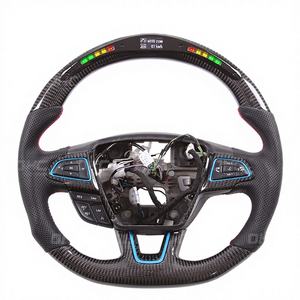 Volante Sportivo a 3 Razze per Ford <span class=keywords><strong>Focus</strong></span> ST RS MK2 MK3 MK4 <span class=keywords><strong>2016</strong></span>, Modifica OLIVER - Product Image 1