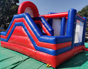 Spider siêu heros người đàn ông Inflatable thư bị trả lại nhà lâu đài Bouncer nhảy Combo với trượt cho trẻ em và người lớn - Product Image 2