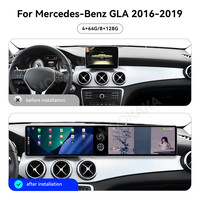 MOOKAKA Dual 12,3 pulgadas Android para mercedes-benz GLA 2016-2019 coche estéreo Multimedia GPS Navi inalámbrico CarPlay unidad principal Radio