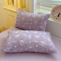 Taie d'oreiller 100% coton tissé de luxe, écologique, hypoallergénique, avec broderie personnalisée pour usage domestique