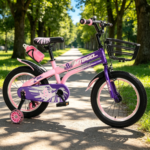 MTBGO Bicicleta de Montaña para Niños y Niñas, Nuevo Diseño, Cuadro de Acero de Alto Carbono, Frenos, Bicicleta Infantil para Niños - Product Image 5