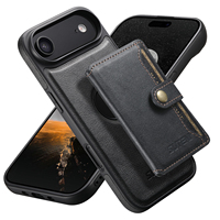 Étui de téléphone SUTENI pour iPhone 18 Pro Max avec recharge sans fil, bouton magnétique, porte-cartes, support, portefeuille 2-en-1, compatible avec les modèles 17, 16 Plus, 15, 14, 13, 12
