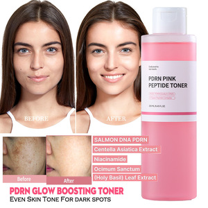 Tonique PDRN Pink Peptide 250ml Rose PDRN ADN de sodium hydratant éclaircissant pour les taches brunes Soin de la peau - Product Image 2