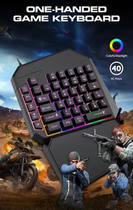 Mic and <strong>Touchpad</strong> Desktop Application Wired Machenical Gaming <strong>Mouse</strong> and <strong>Keyboard</strong> Combo - Product Image 2