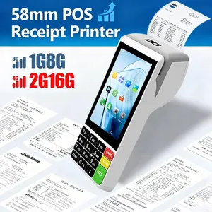 Suntek - Caja Registradora Portátil Moderna con Pago con Tarjeta de Crédito, Dispositivos POS Inteligentes con Impresora de Recibos de 58 mm - Product Image 3